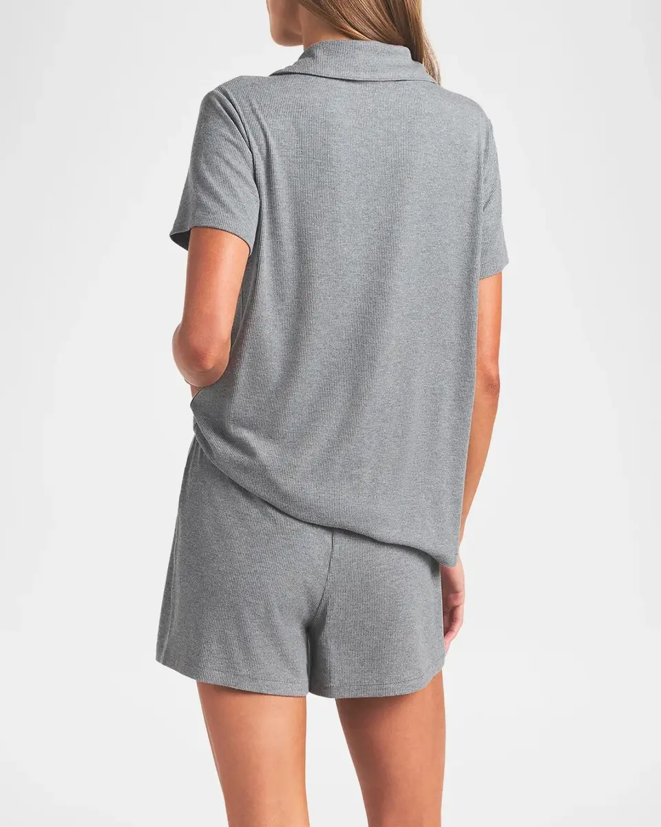 Skims Soft Lounge Modal Ribbed Pajama Set | Thumbnail 3