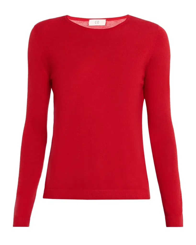Cashmere Rolled Crewneck Sweater Cashmere Rolled Crewneck Sweater