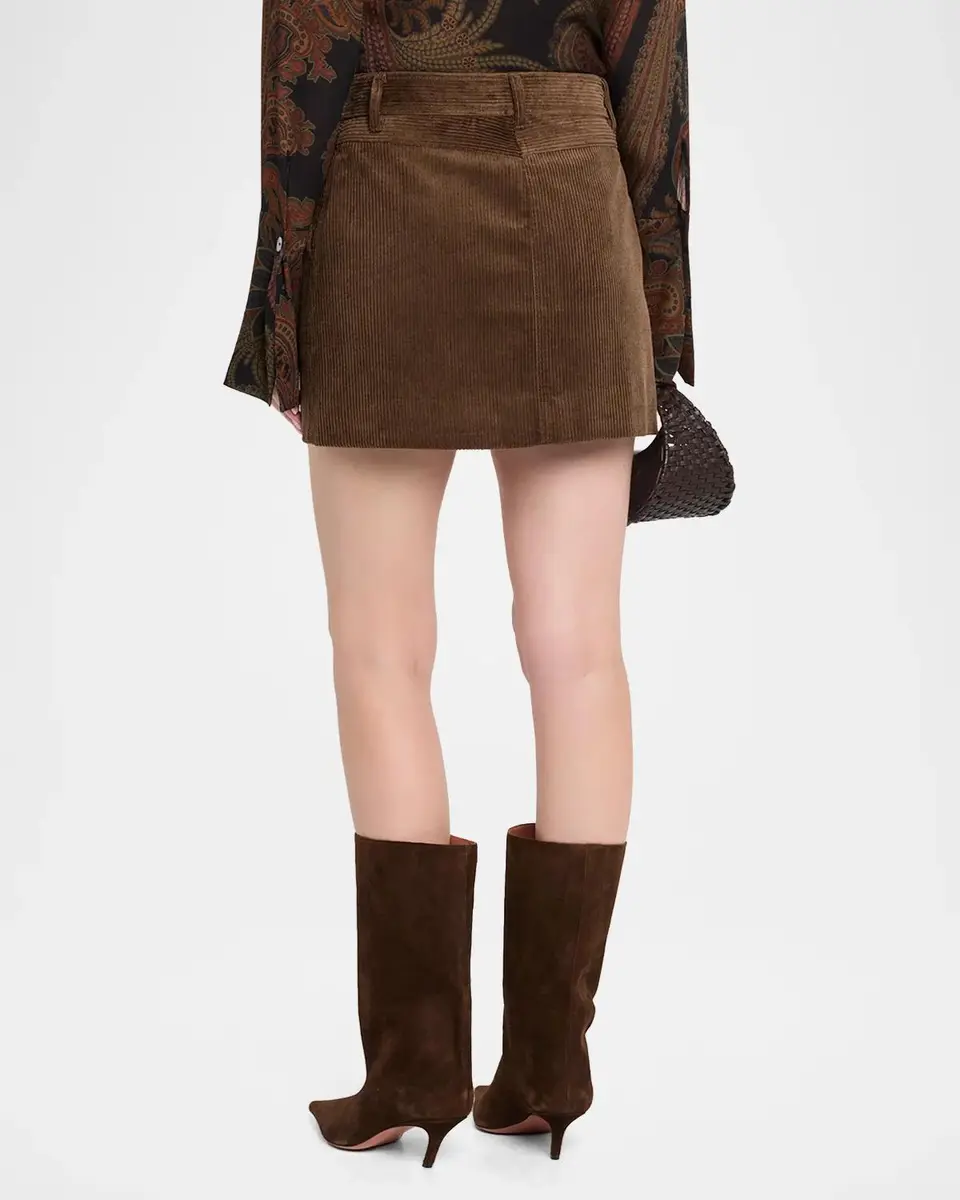 PAIGE Camden Mini Corduroy Skirt | Thumbnail 3 PAIGE Camden Mini Corduroy Skirt | Thumbnail 3