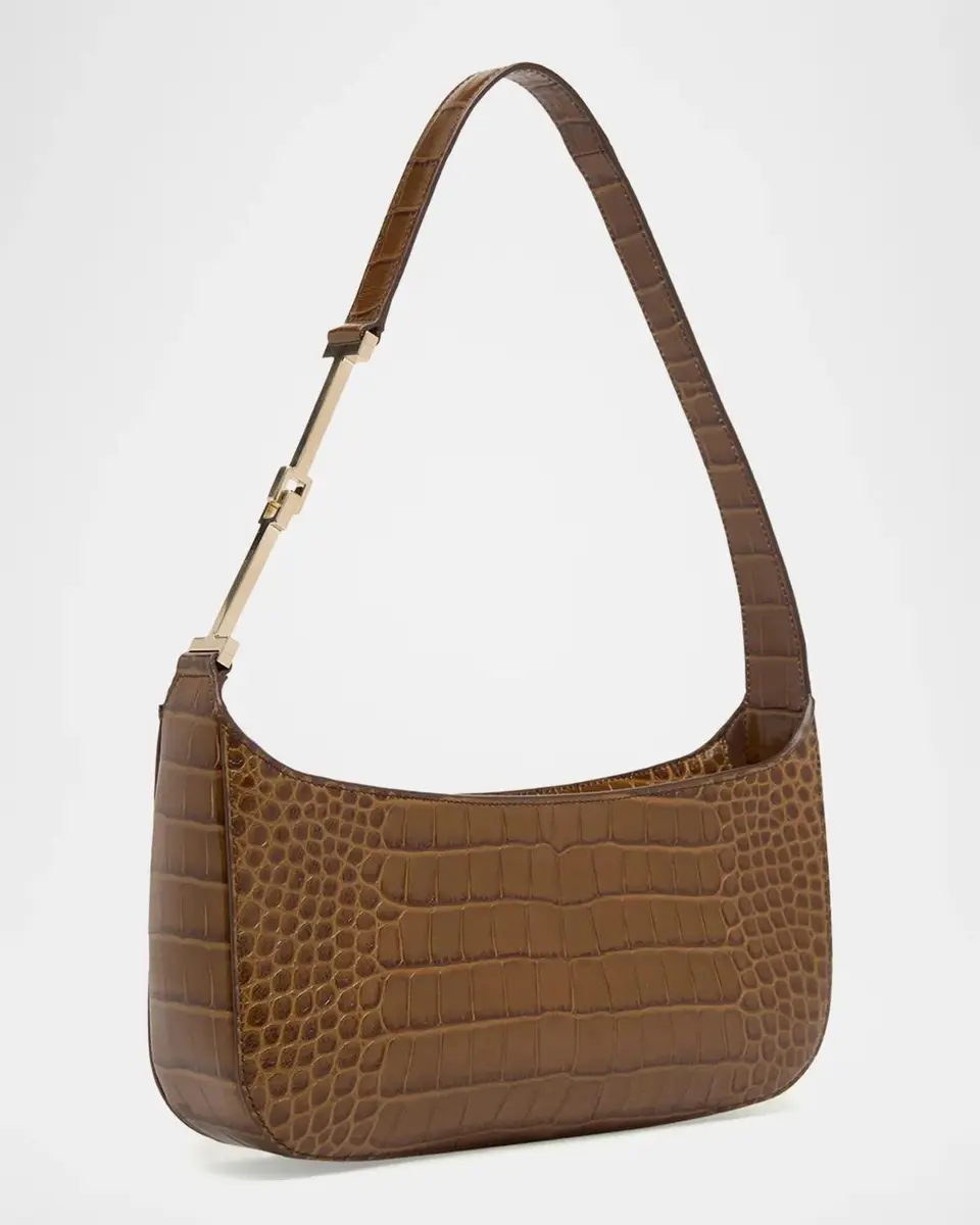 Tom Ford Arc Small Croc-Embossed Leather Shoulder Bag | Thumbnail 3 Tom Ford Arc Small Croc-Embossed Leather Shoulder Bag | Thumbnail 3