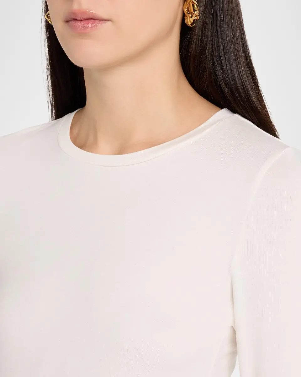 MAJESTIC FILATURES Soft Touch Long-Sleeve Crewneck | Thumbnail 5