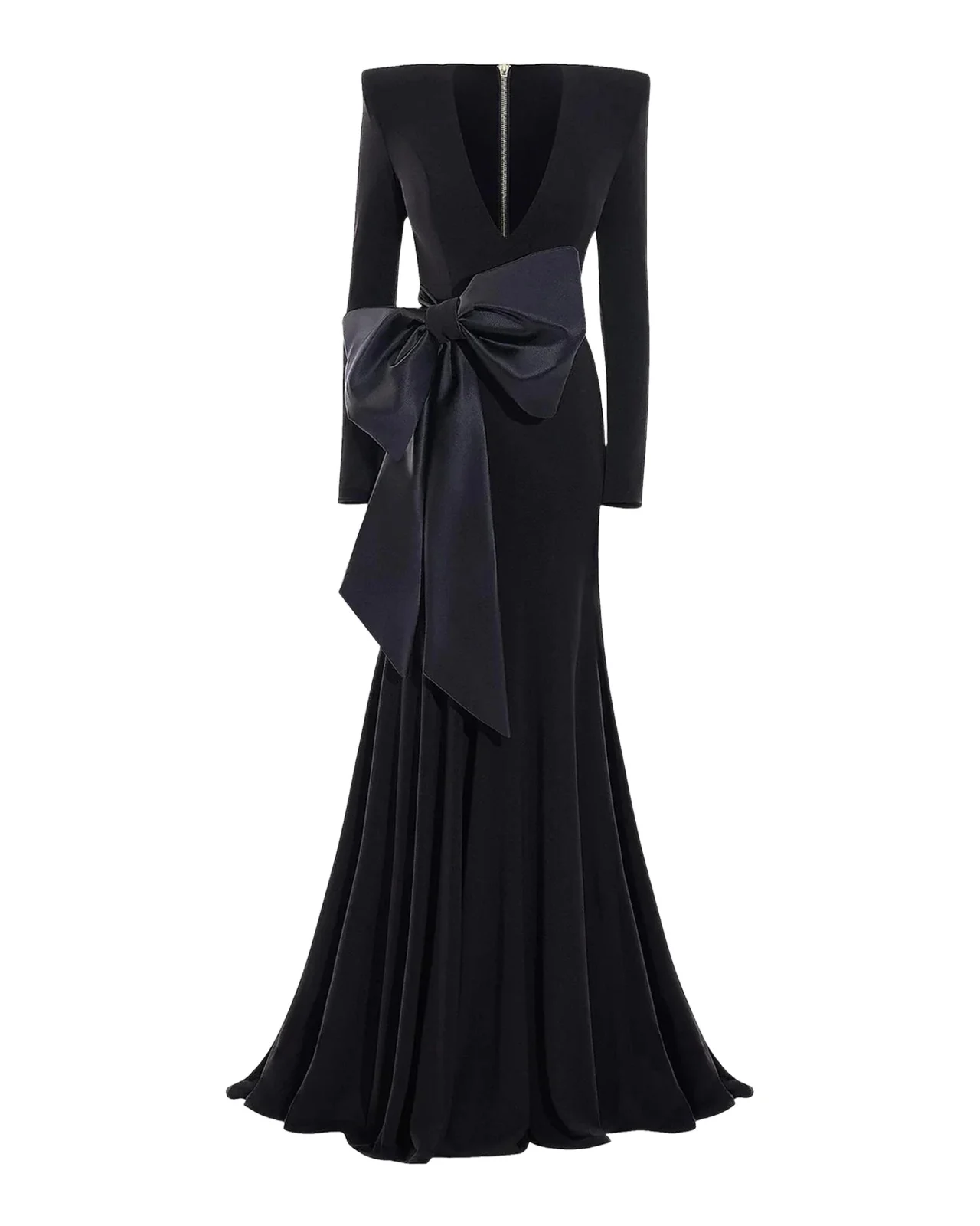 Portrait Of A Siren Bow Jersey Gown Portrait Of A Siren Bow Jersey Gown