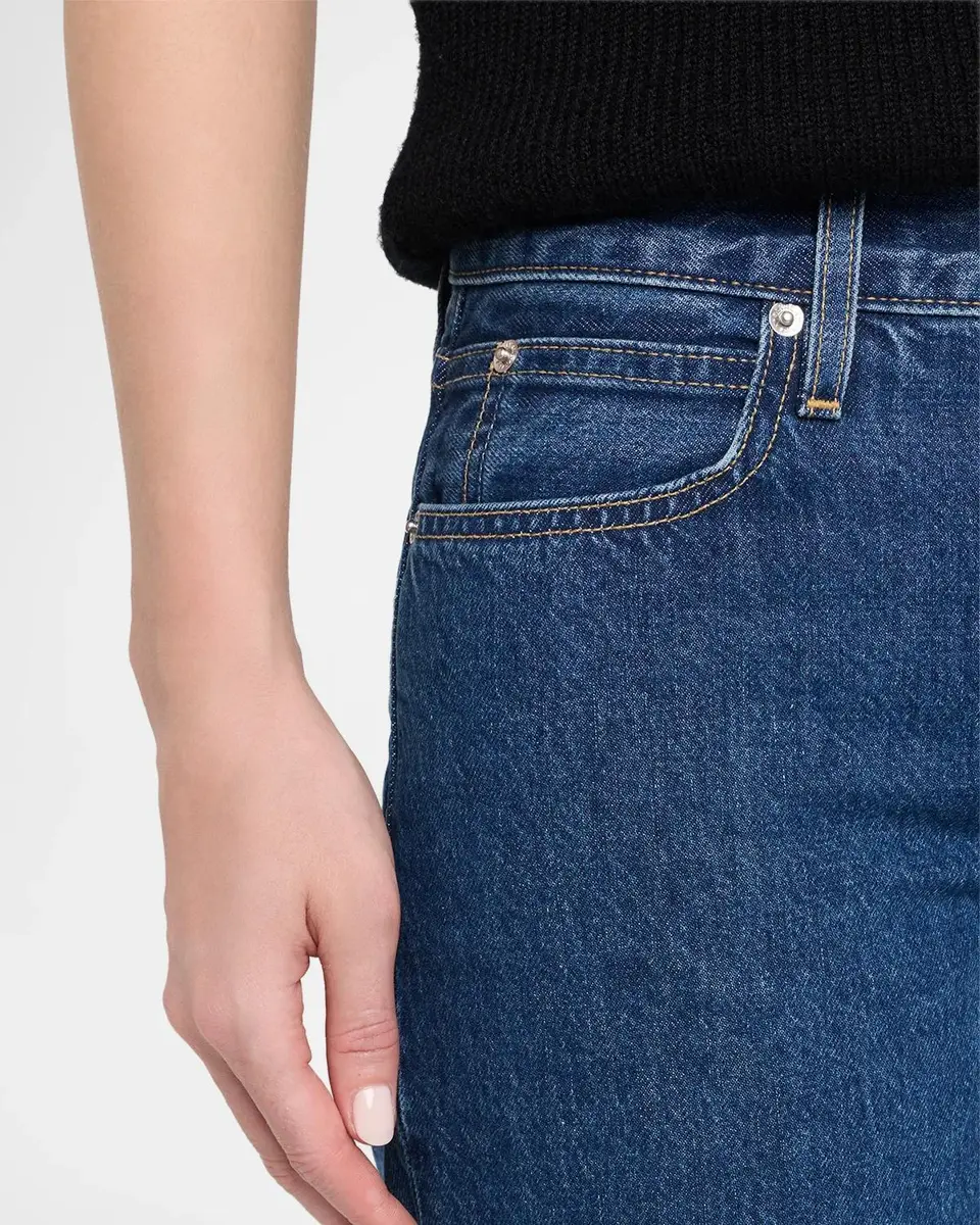 SLVRLAKE Chloe Low-Rise Straight-Leg Jeans | Thumbnail 5