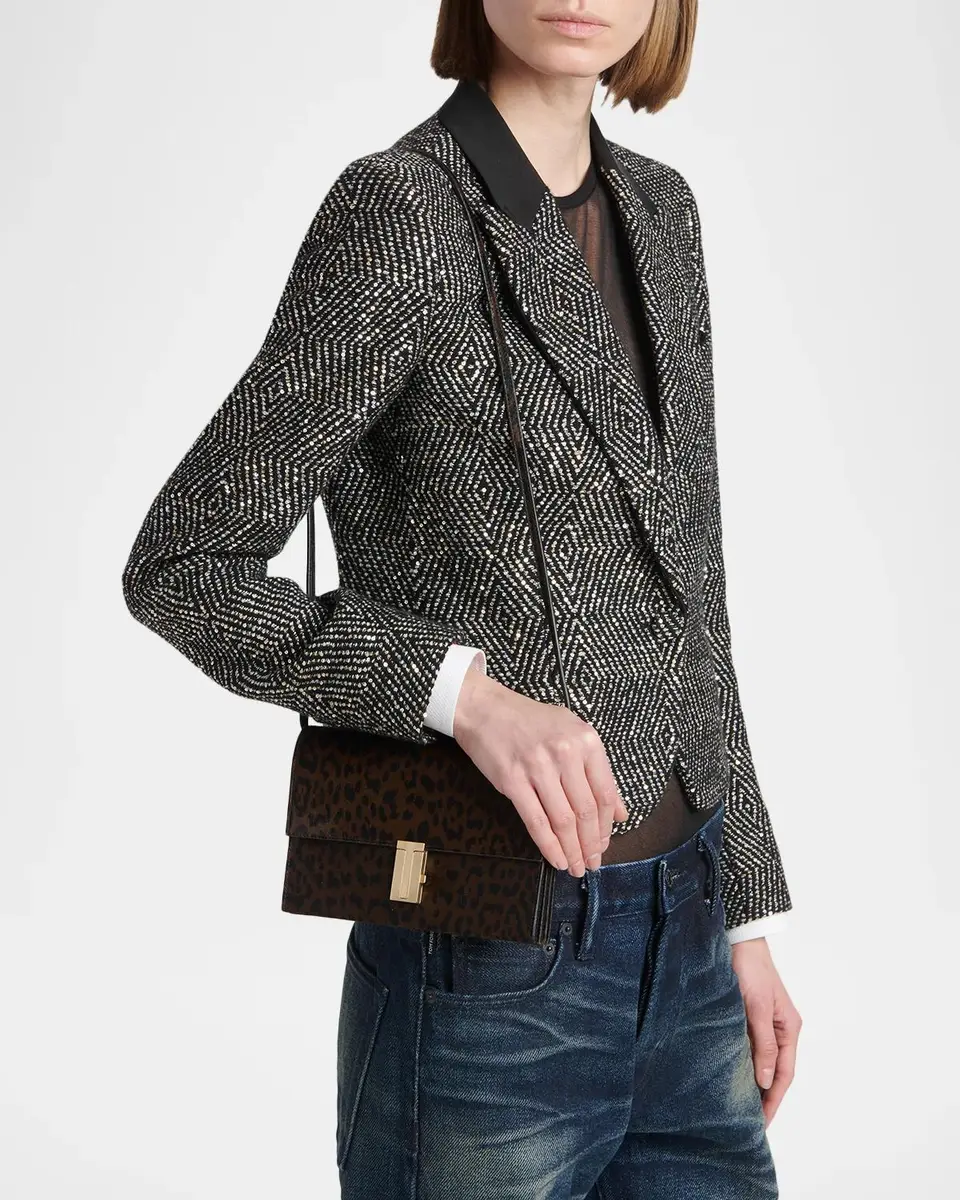 Tom Ford Mia Mini Leopard Calf Hair Crossbody Bag | Thumbnail 2 Tom Ford Mia Mini Leopard Calf Hair Crossbody Bag | Thumbnail 2