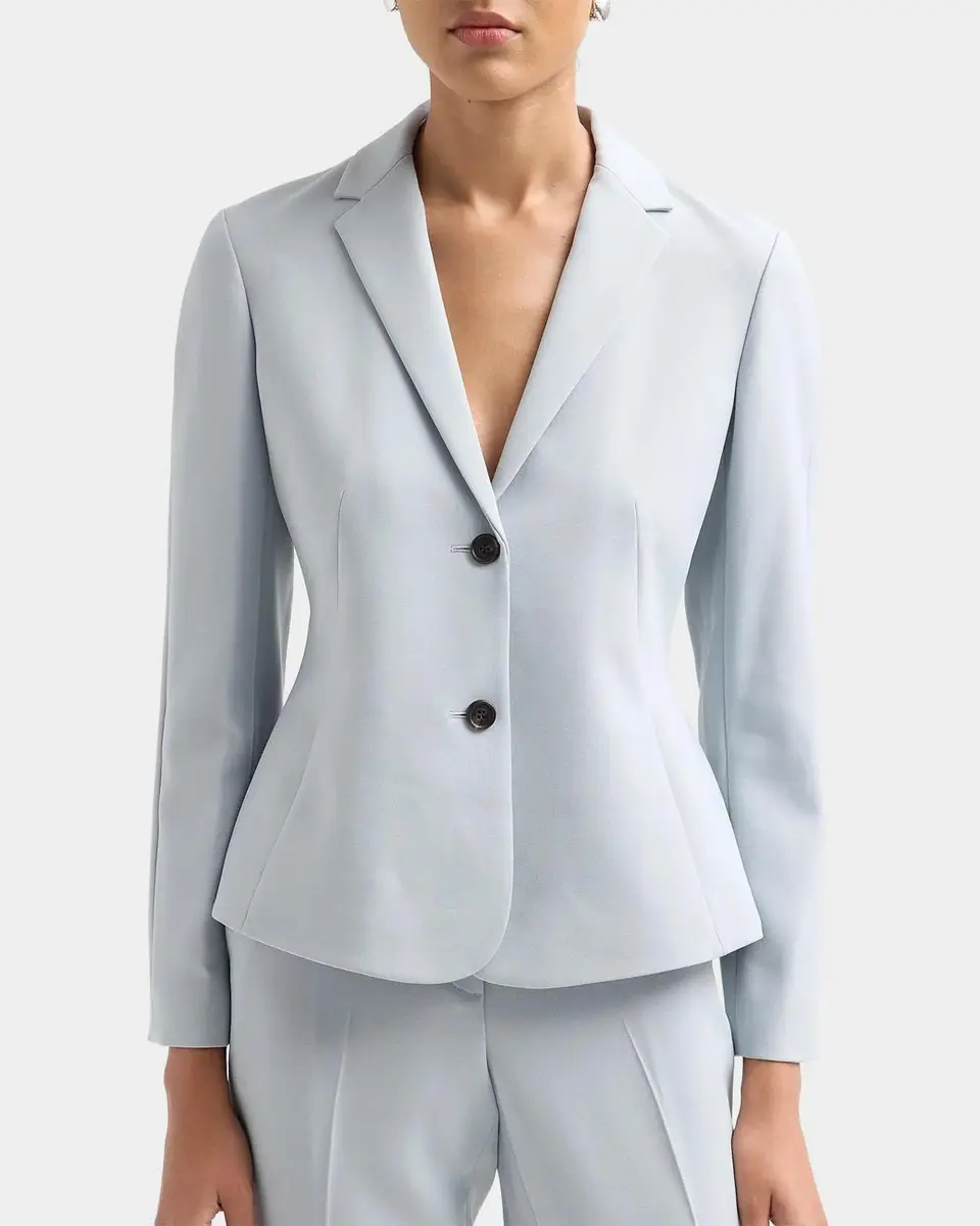 Theory Shaped Crêpe Blazer | Thumbnail 5 Theory Shaped Crêpe Blazer | Thumbnail 5