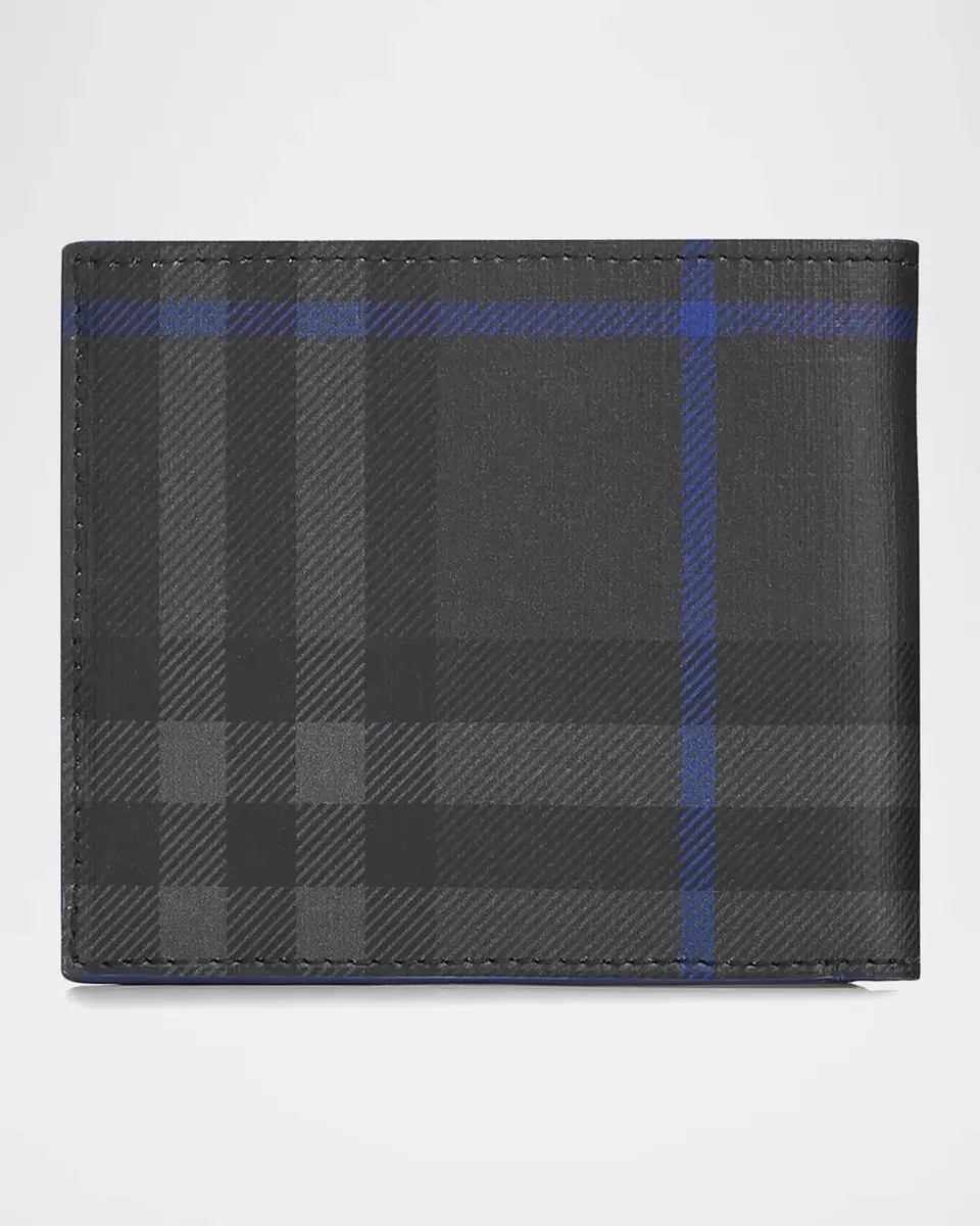 Burberry Men's City Check Bifold Wallet | Thumbnail 3 Burberry Men's City Check Bifold Wallet | Thumbnail 3