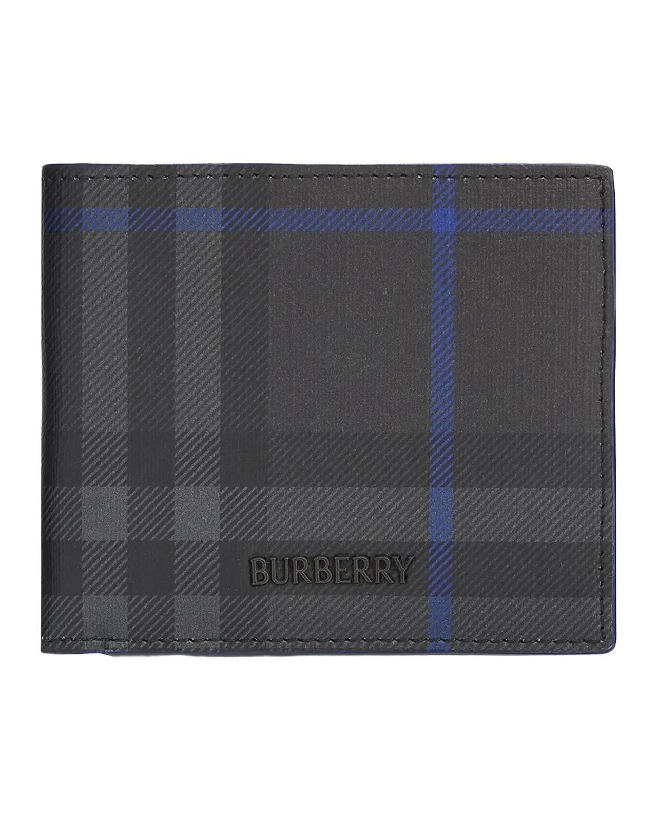 Burberry Men's City Check Bifold Wallet