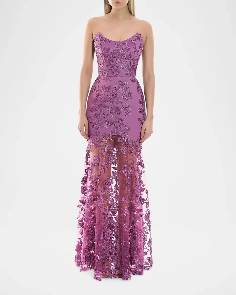 Zhivago The Voice Returns Lace Gown | Thumbnail 2