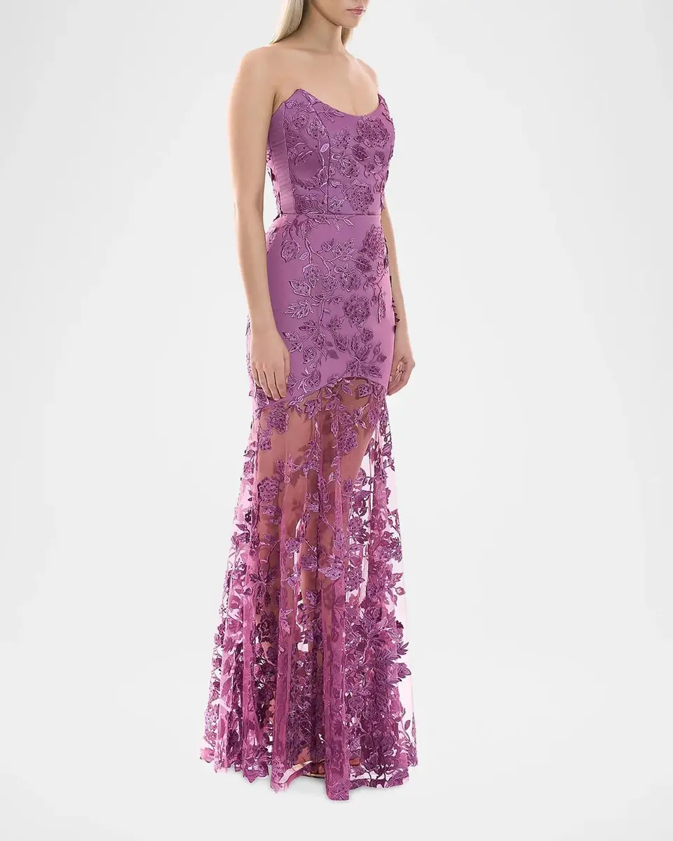 Zhivago The Voice Returns Lace Gown | Thumbnail 4