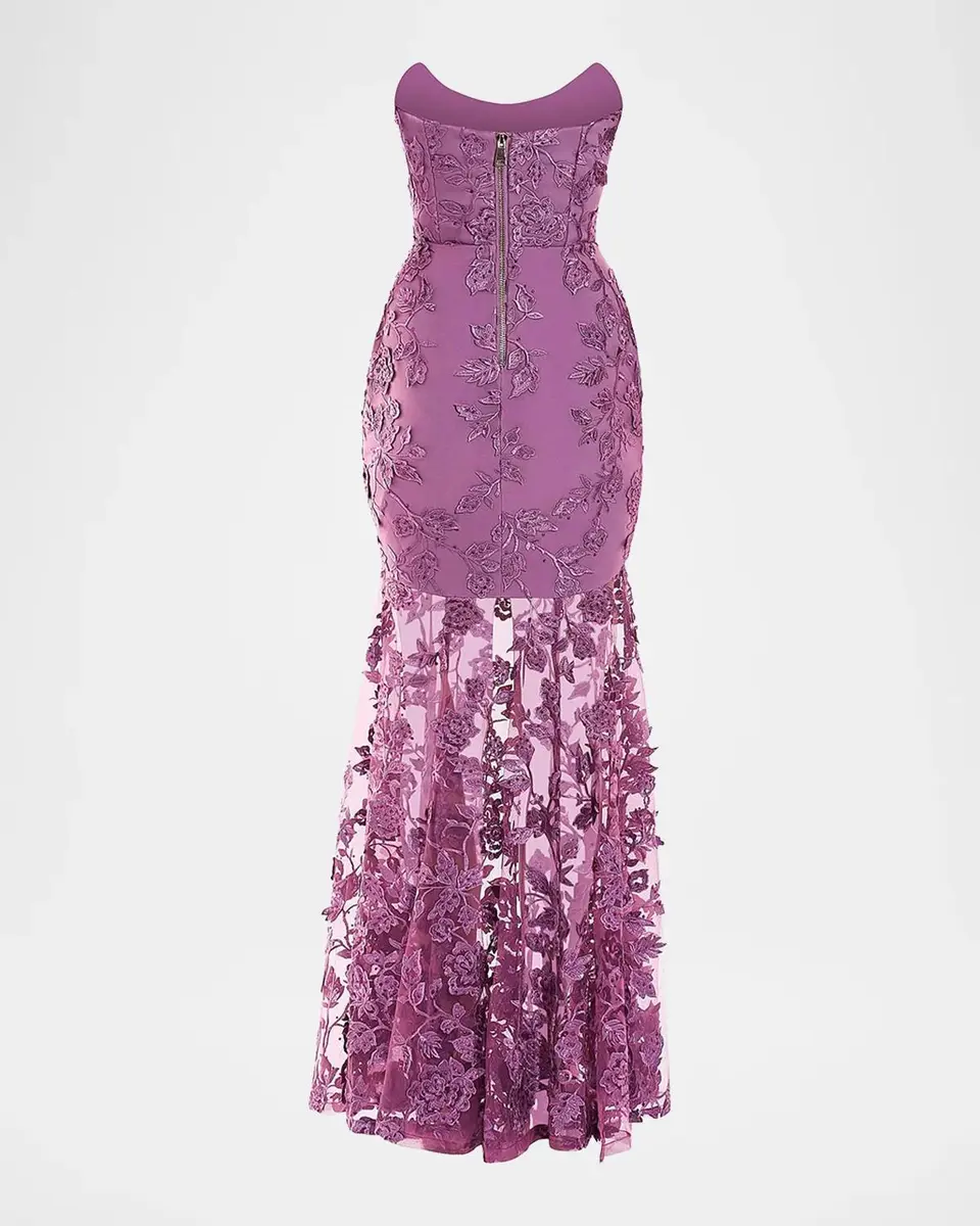 Zhivago The Voice Returns Lace Gown | Thumbnail 5