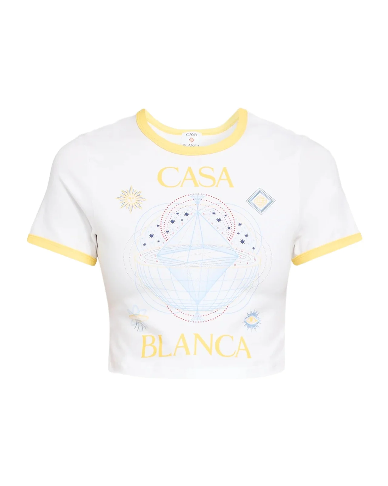 Casablanca Celestial Pyramid Short-Sleeve Crop Baby T-Shirt