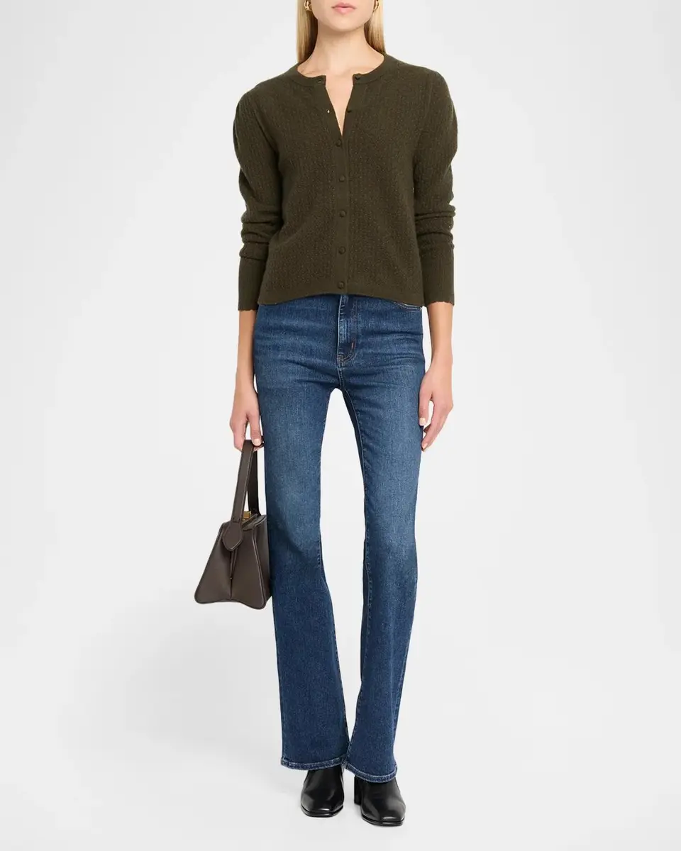 Frame The Honeycomb Cashmere Cardigan | Thumbnail 2 Frame The Honeycomb Cashmere Cardigan | Thumbnail 2
