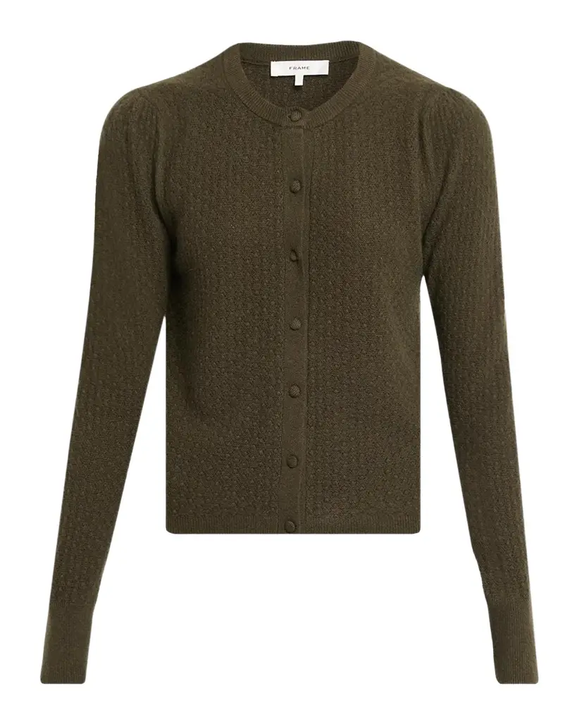 Frame The Honeycomb Cashmere Cardigan