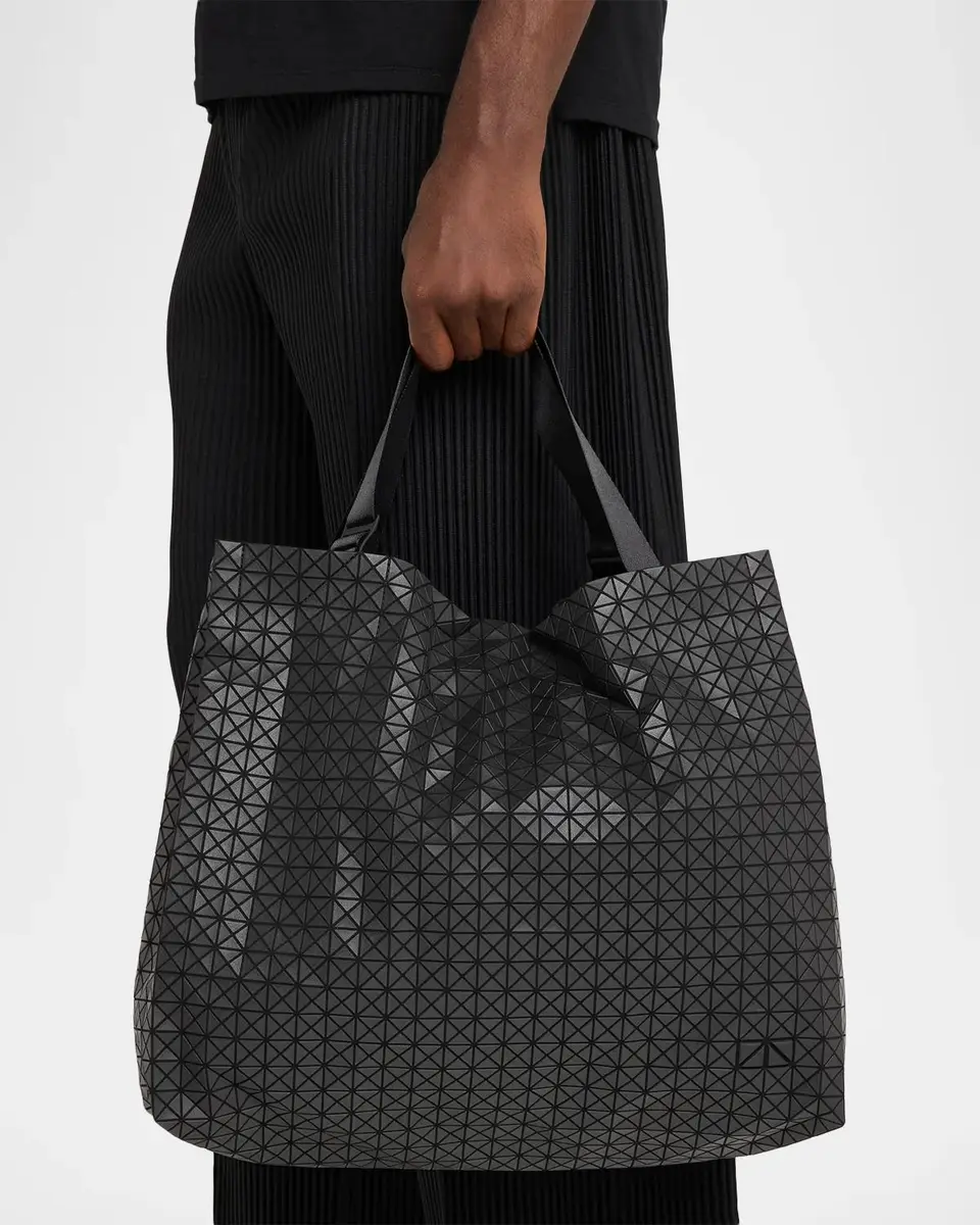 Bao Bao Issey Miyake Men's Cart S Geometric Cotton Tote Bag | Thumbnail 2 Bao Bao Issey Miyake Men's Cart S Geometric Cotton Tote Bag | Thumbnail 2