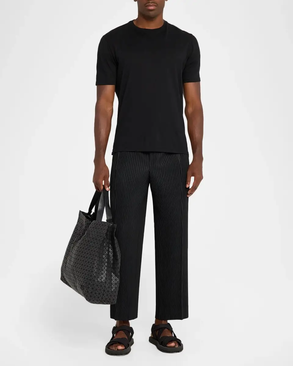 Bao Bao Issey Miyake Men's Cart S Geometric Cotton Tote Bag | Thumbnail 5 Bao Bao Issey Miyake Men's Cart S Geometric Cotton Tote Bag | Thumbnail 5