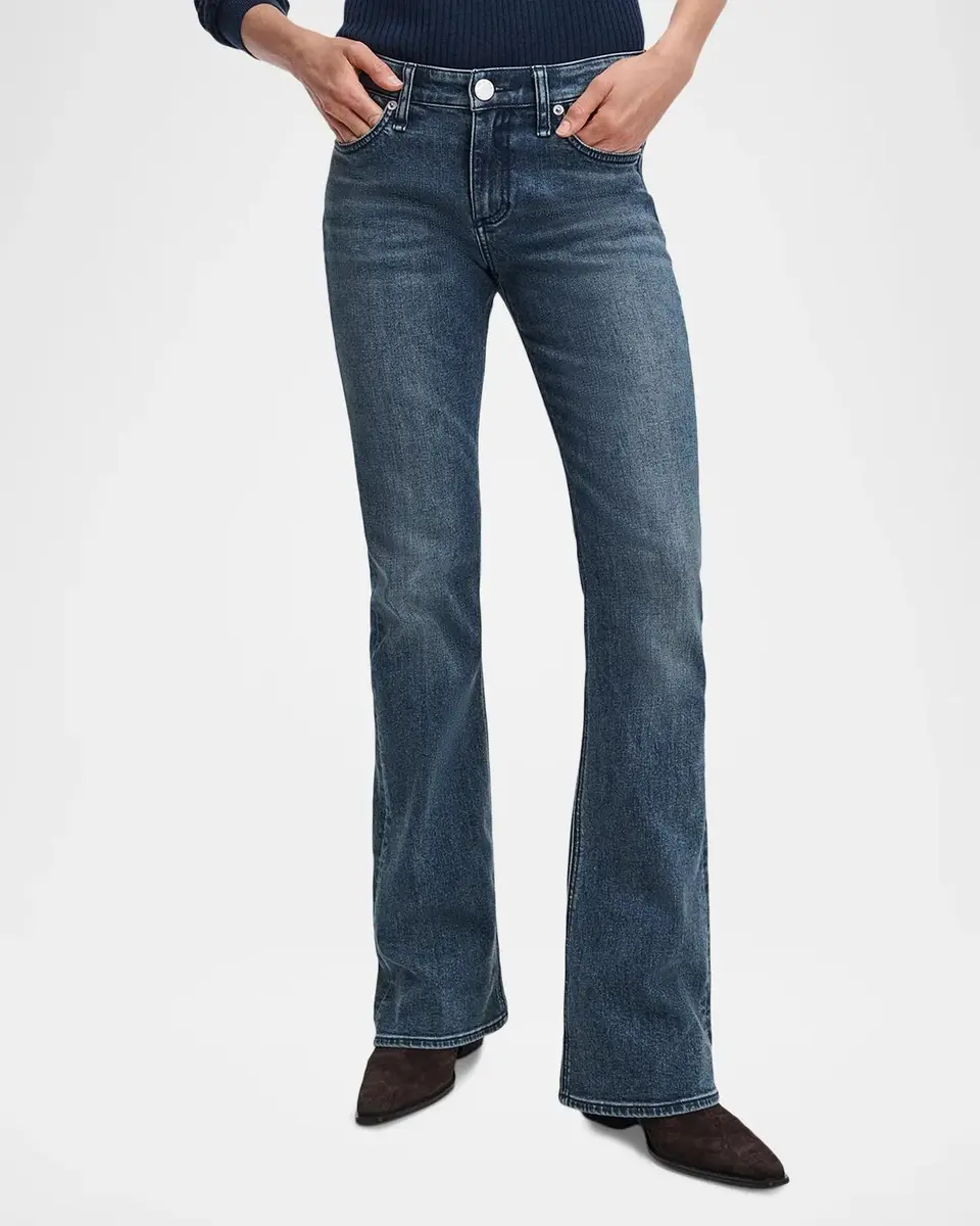 rag & bone Kinsley Low-Rise Bootcut Jeans | Thumbnail 4 rag & bone Kinsley Low-Rise Bootcut Jeans | Thumbnail 4
