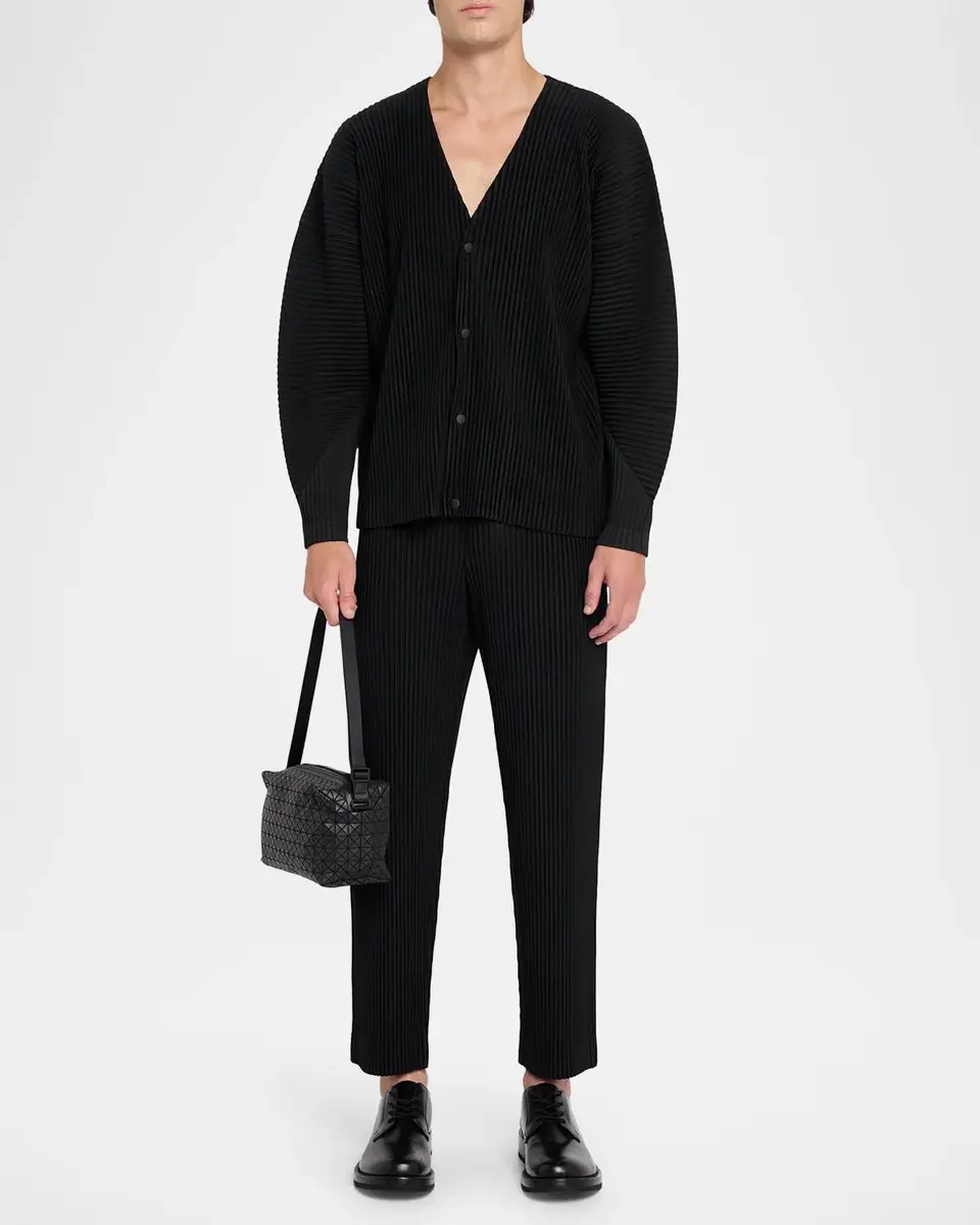 Bao Bao Issey Miyake Men's Geometric Cotton Shoulder Bag | Thumbnail 5 Bao Bao Issey Miyake Men's Geometric Cotton Shoulder Bag | Thumbnail 5
