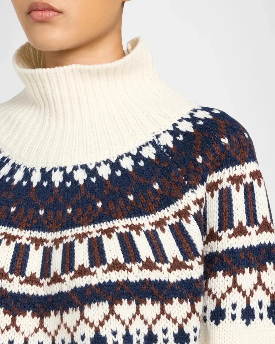 Sablyn Scottie Fair Isle Mock-Neck Sweater | Thumbnail 5 Sablyn Scottie Fair Isle Mock-Neck Sweater | Thumbnail 5