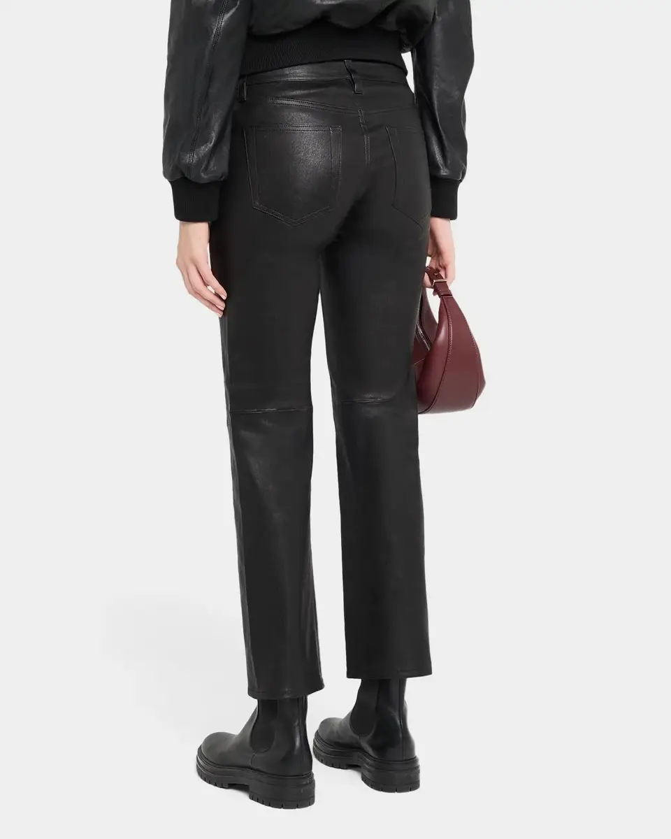 Frame The Leather Cigarette Pants | Thumbnail 3 Frame The Leather Cigarette Pants | Thumbnail 3