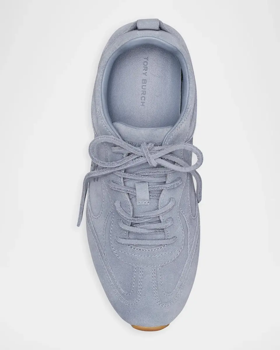 Tory Burch Field Suede Low-Top Sneakers | Thumbnail 3 Tory Burch Field Suede Low-Top Sneakers | Thumbnail 3