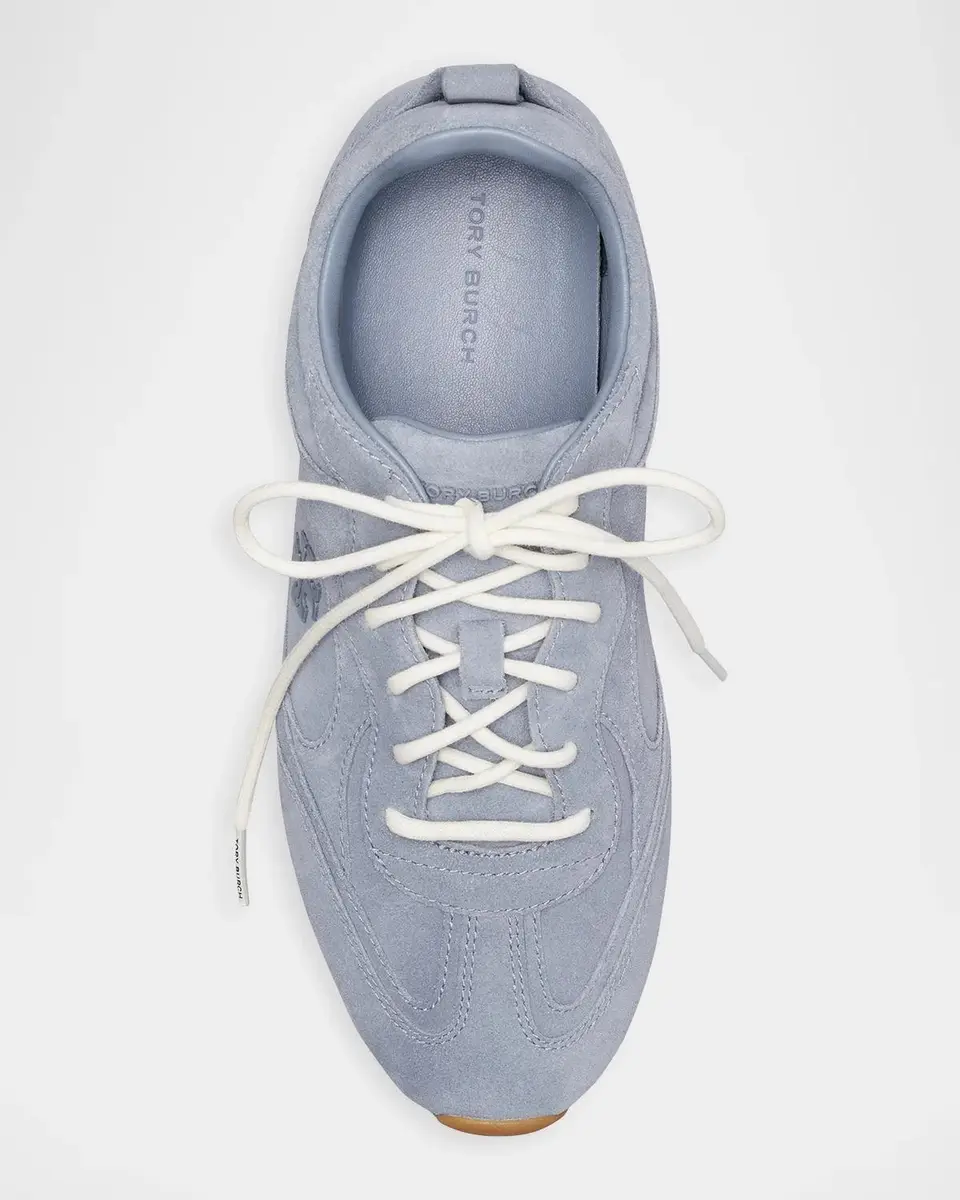 Tory Burch Field Suede Low-Top Sneakers | Thumbnail 4 Tory Burch Field Suede Low-Top Sneakers | Thumbnail 4