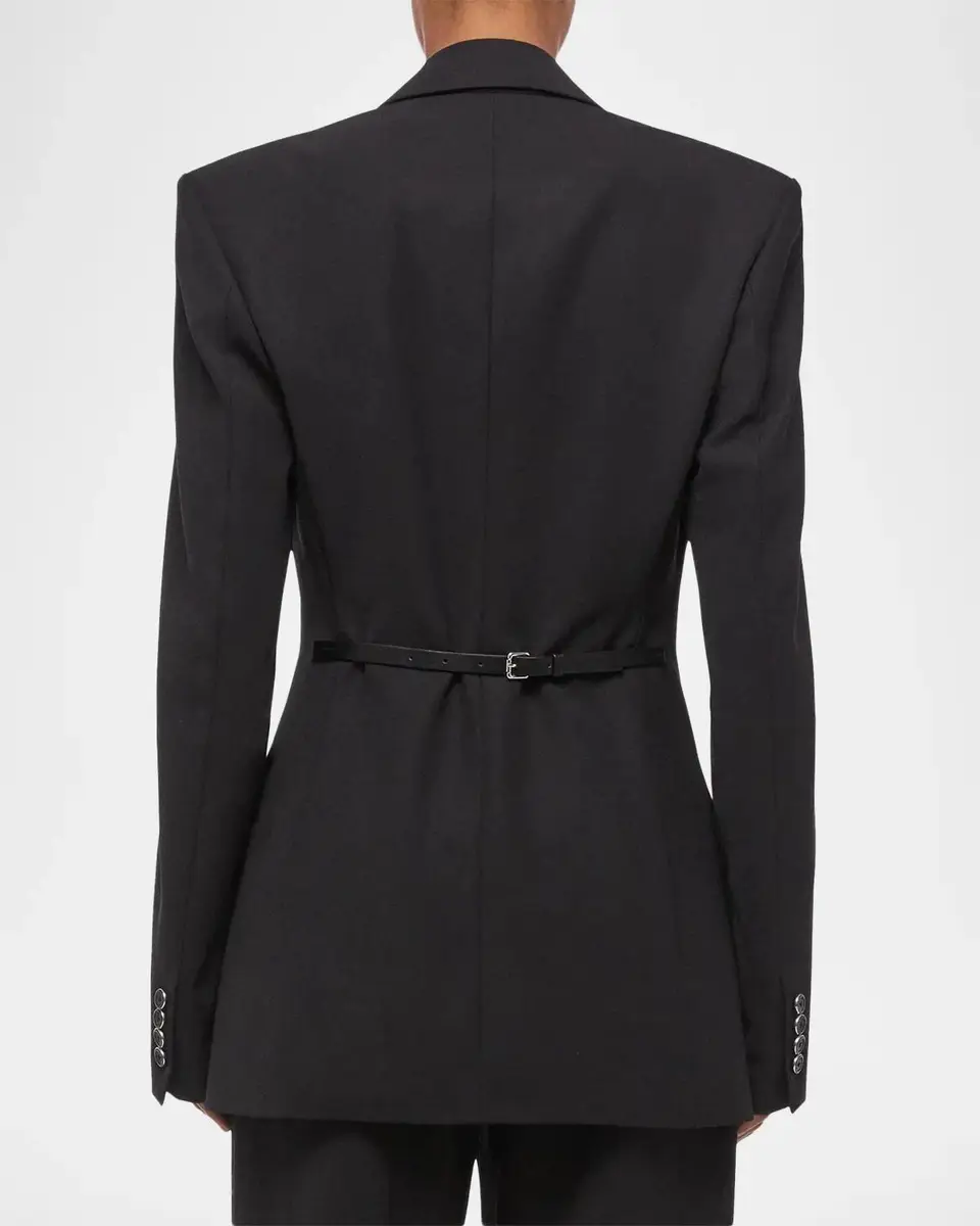 Helmut Lang Wool Gabardine Blazer | Thumbnail 3 Helmut Lang Wool Gabardine Blazer | Thumbnail 3