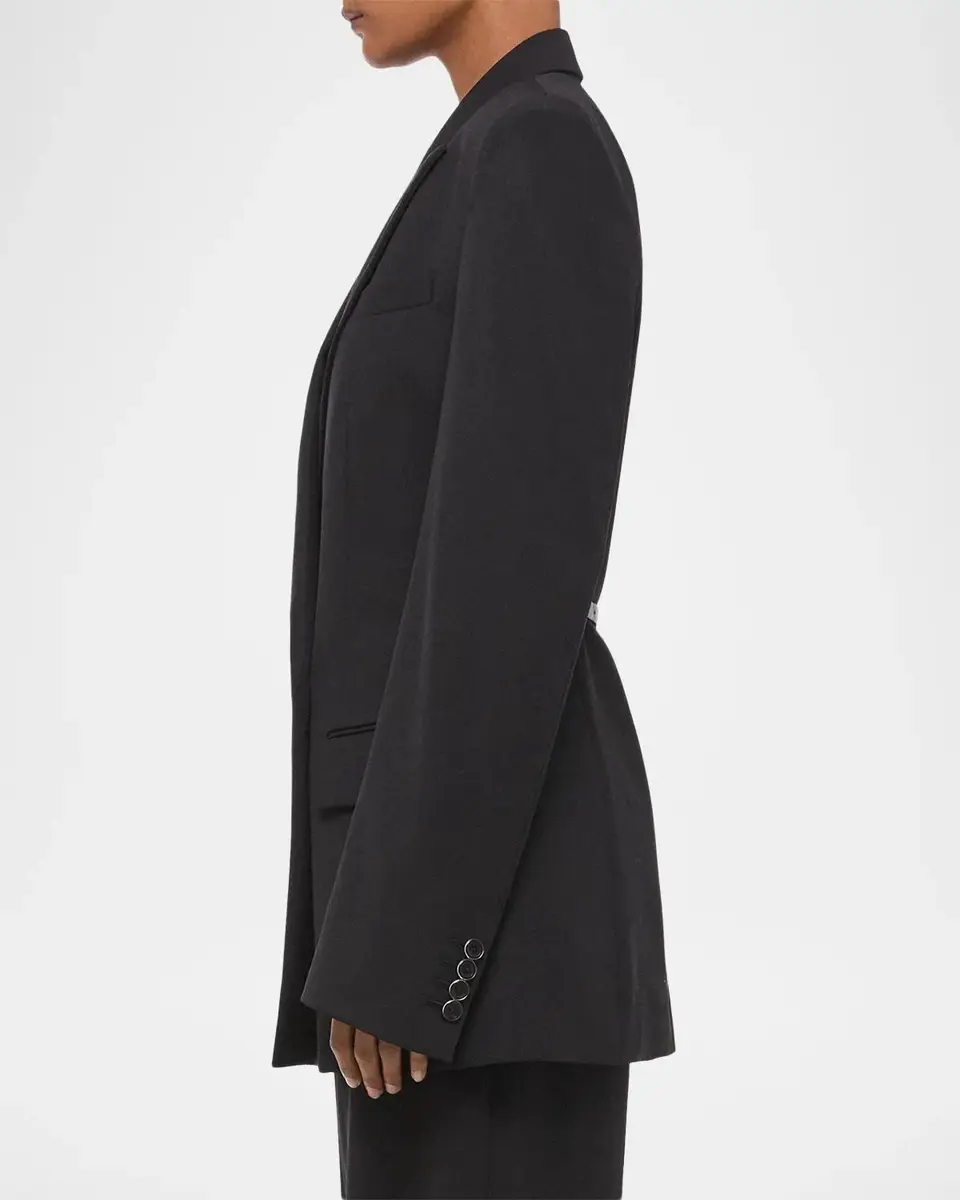 Helmut Lang Wool Gabardine Blazer | Thumbnail 5 Helmut Lang Wool Gabardine Blazer | Thumbnail 5