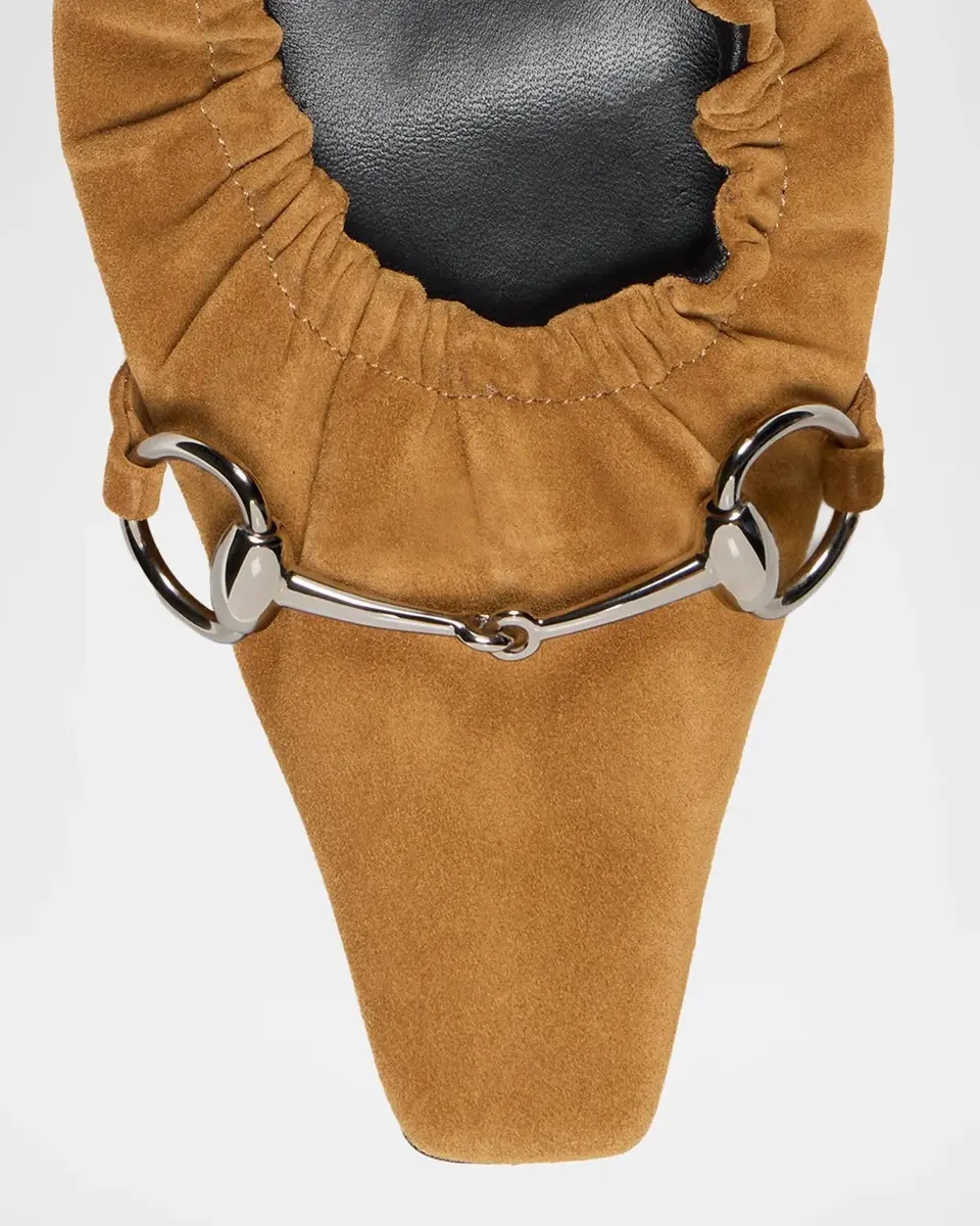 Gucci Vittoria 55MM Suede Slingback Kitten Heel Pumps | Thumbnail 3 Gucci Vittoria 55MM Suede Slingback Kitten Heel Pumps | Thumbnail 3