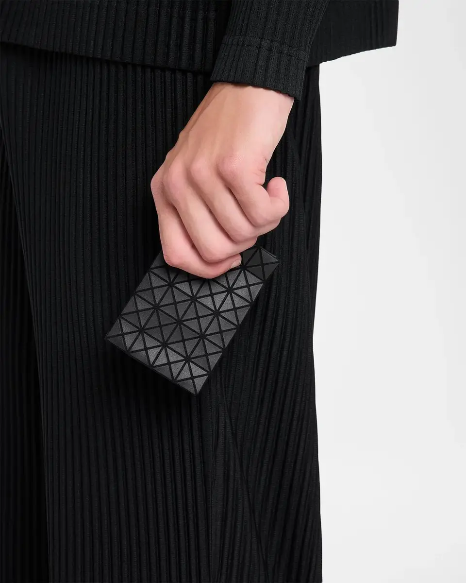 Bao Bao Issey Miyake Men's Oyster Geometric Cotton Card Case | Thumbnail 2