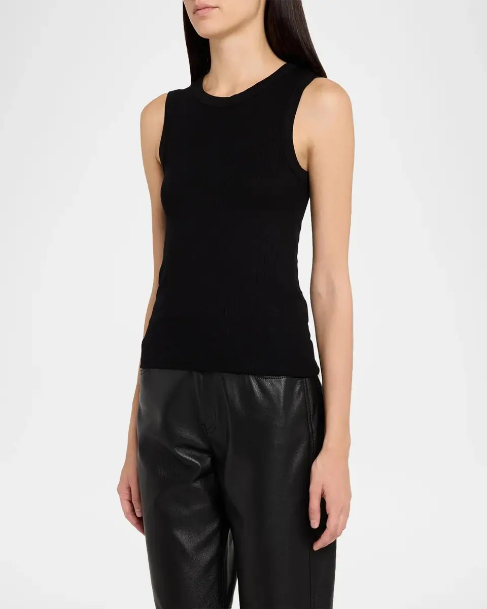 MAJESTIC FILATURES Soft Touch Rib Knit Tank Top | Thumbnail 4