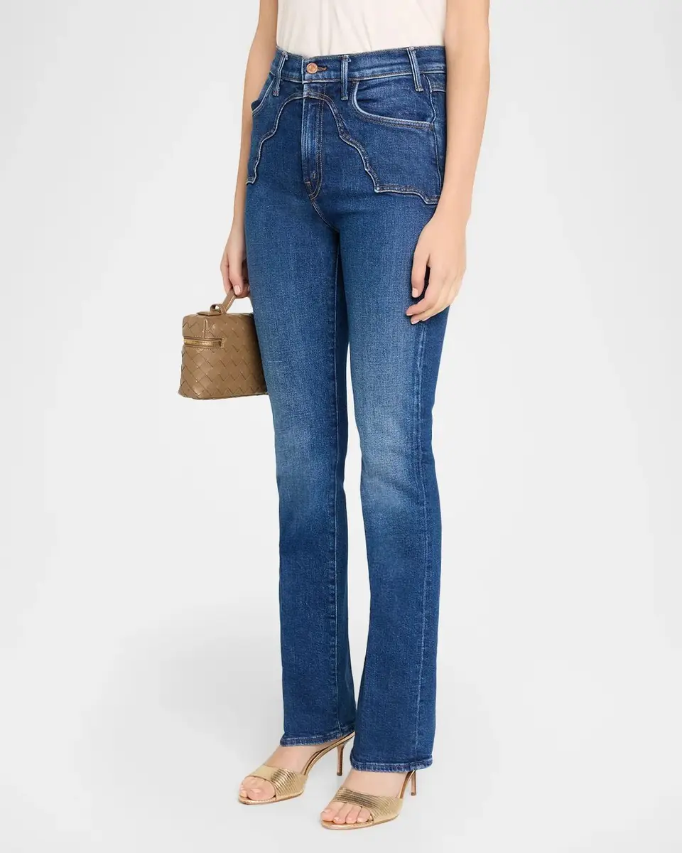 Mother The Buckle Bunny Straight-Leg Jeans | Thumbnail 4 Mother The Buckle Bunny Straight-Leg Jeans | Thumbnail 4