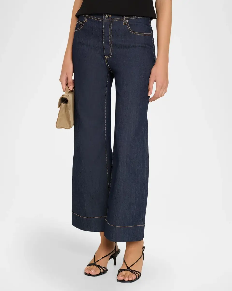 Cinq à Sept Joey High-Rise Flare Jeans | Thumbnail 4 Cinq à Sept Joey High-Rise Flare Jeans | Thumbnail 4