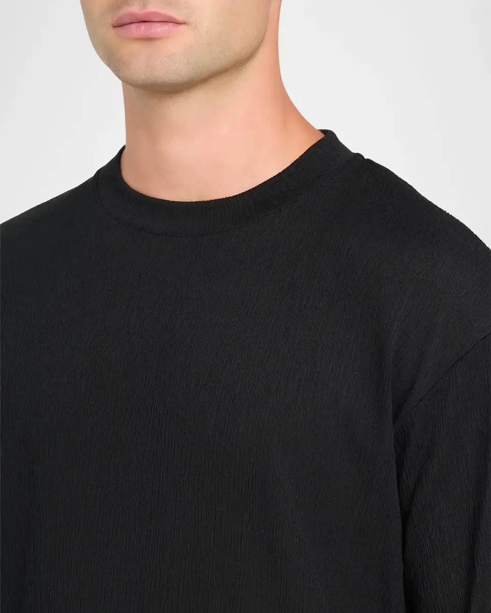 IM MEN Men's Crepe Crewneck T-Shirt | Thumbnail 5 IM MEN Men's Crepe Crewneck T-Shirt | Thumbnail 5