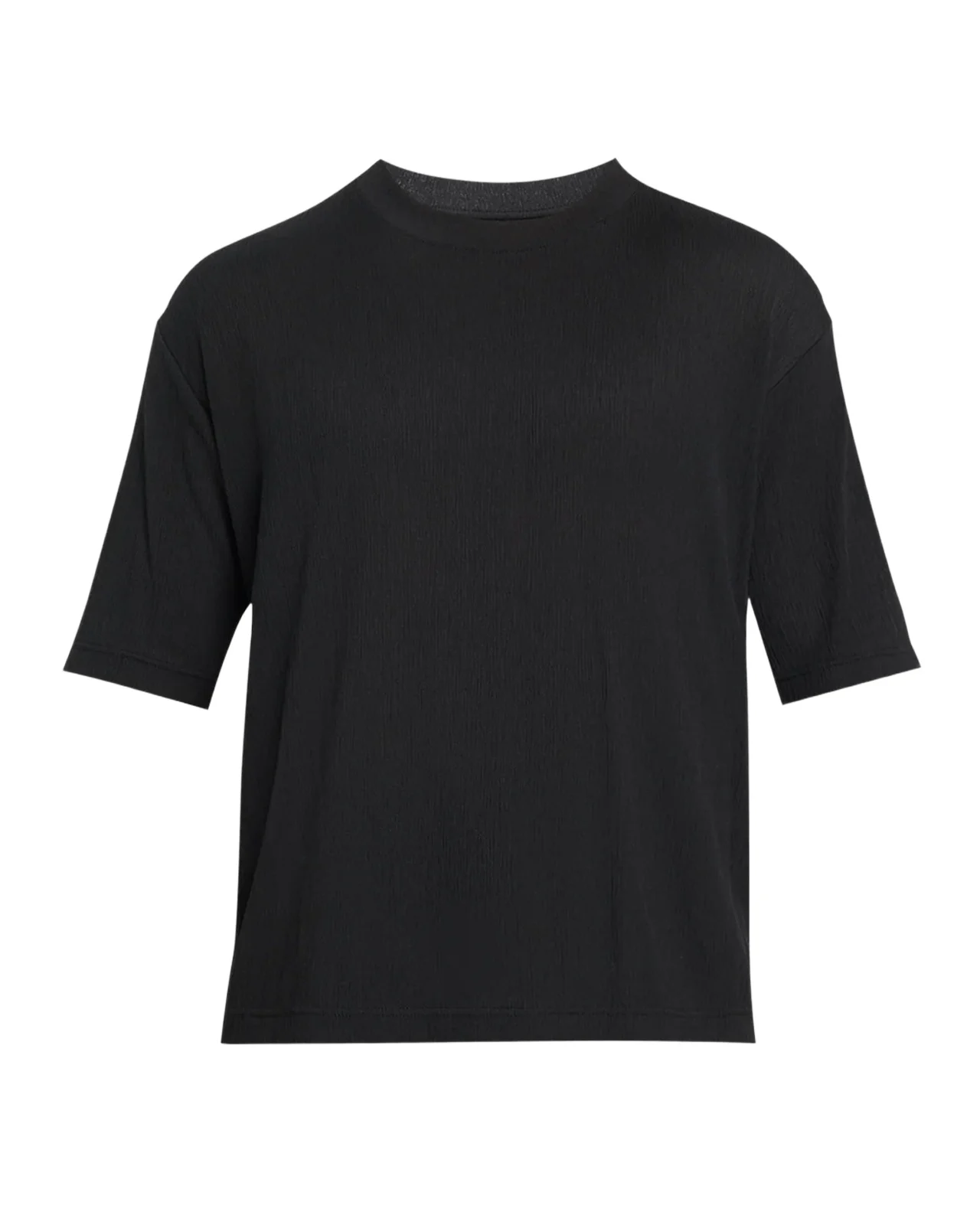 IM MEN Men's Crepe Crewneck T-Shirt