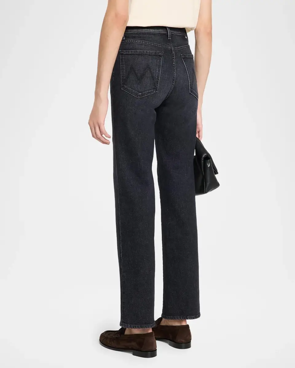Mother The Rambler Zip Sneak Straight-Leg Jeans | Thumbnail 3 Mother The Rambler Zip Sneak Straight-Leg Jeans | Thumbnail 3