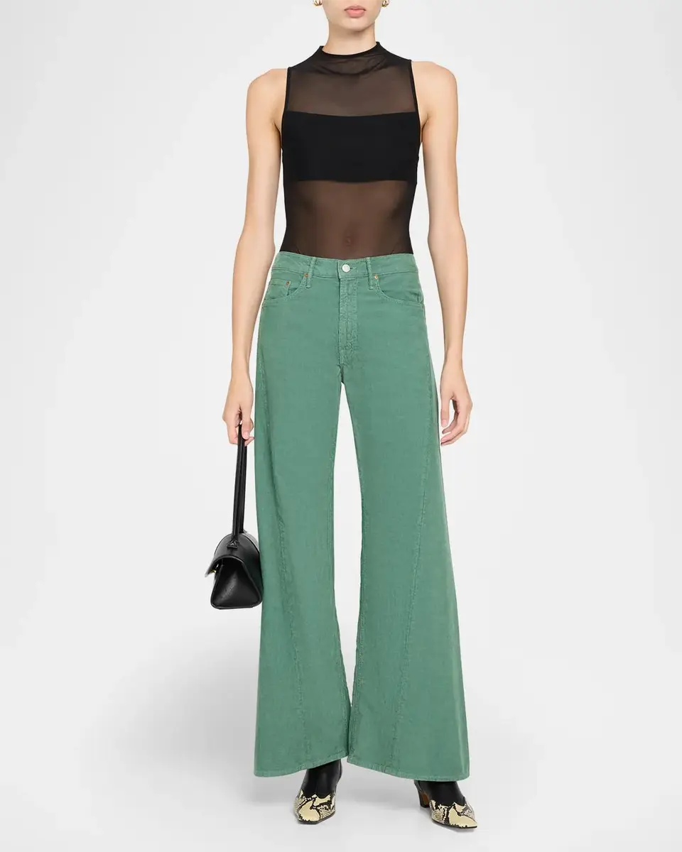 Mother The Lemon Twist Wide-Leg Pants | Thumbnail 2 Mother The Lemon Twist Wide-Leg Pants | Thumbnail 2