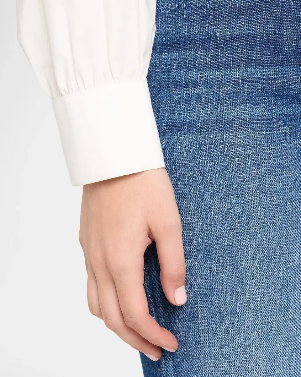 Mother The Insider Frayed Bootcut Ankle Jeans | Thumbnail 5 Mother The Insider Frayed Bootcut Ankle Jeans | Thumbnail 5