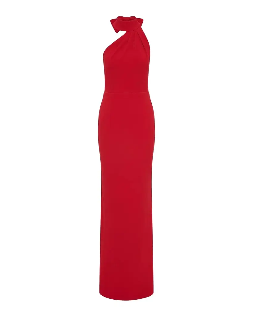 Raziel Crepe Column Gown Raziel Crepe Column Gown