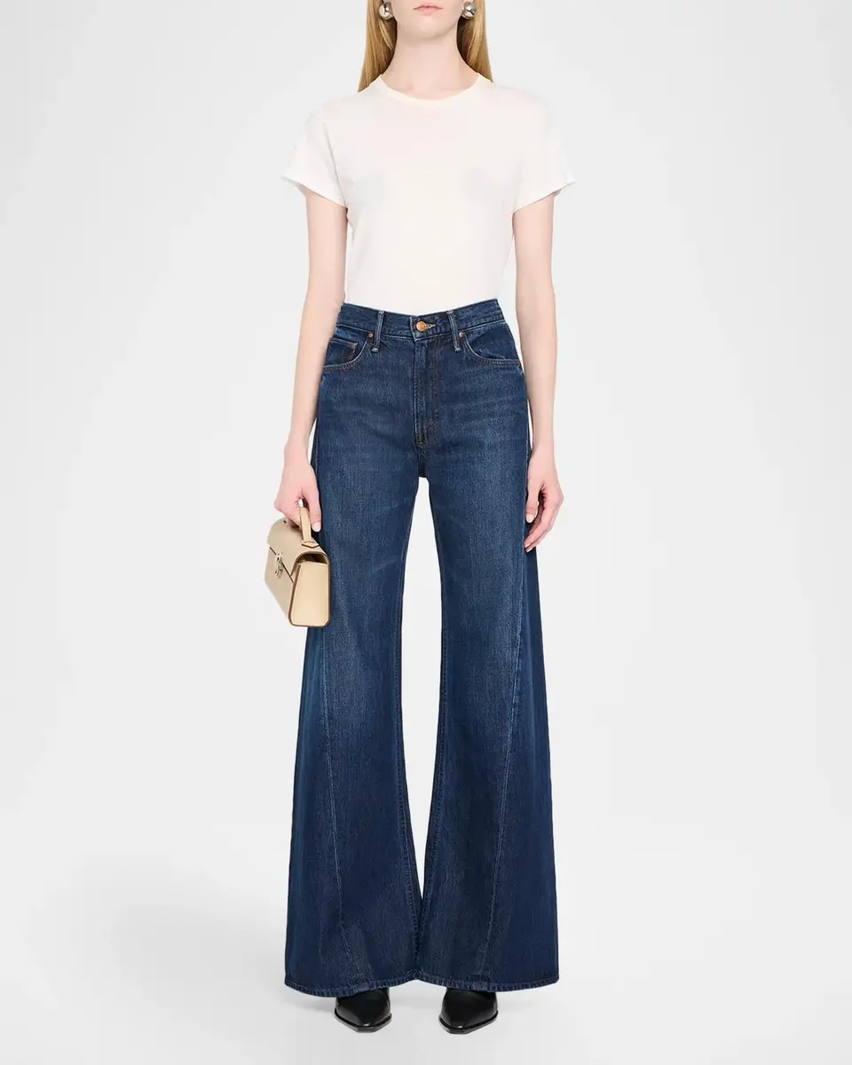 Mother The Lemon Twist Wide-Leg Jeans | Thumbnail 2 Mother The Lemon Twist Wide-Leg Jeans | Thumbnail 2