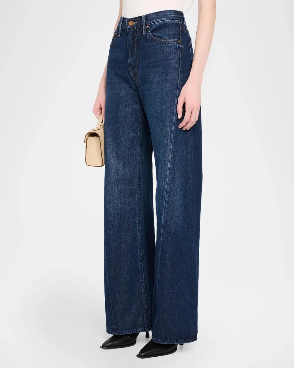 Mother The Lemon Twist Wide-Leg Jeans | Thumbnail 4 Mother The Lemon Twist Wide-Leg Jeans | Thumbnail 4
