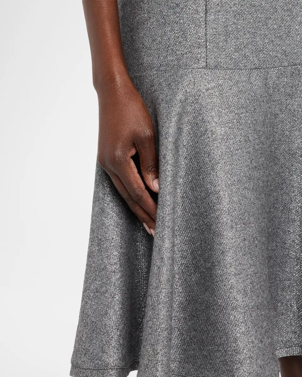 Kobi Halperin Brett Metallic Flounce Dress | Thumbnail 5