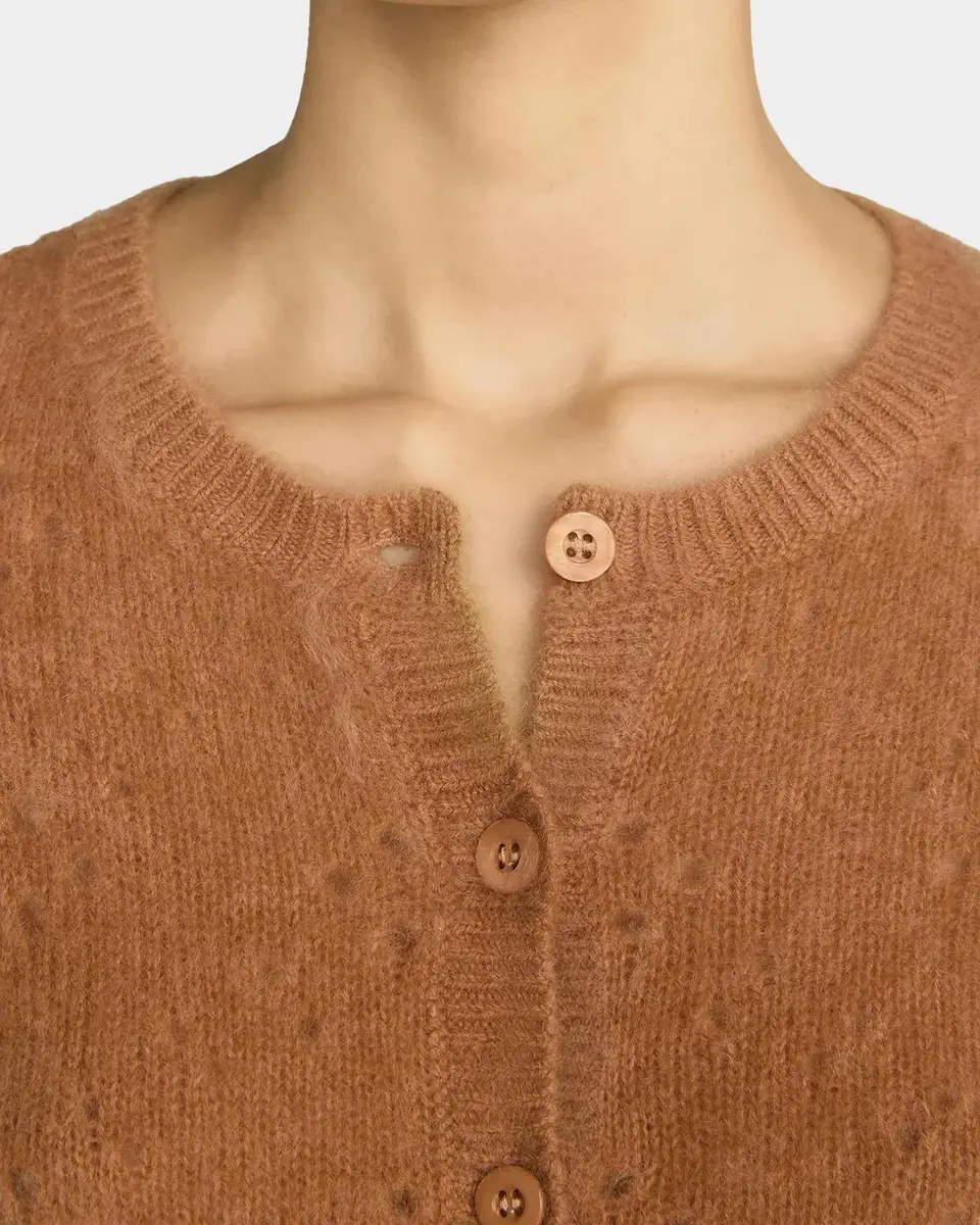 Frame The Cashmere Airy Teddy Cardigan | Thumbnail 5 Frame The Cashmere Airy Teddy Cardigan | Thumbnail 5