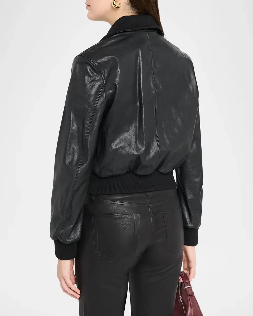 Frame Ace Leather Jacket | Thumbnail 3 Frame Ace Leather Jacket | Thumbnail 3