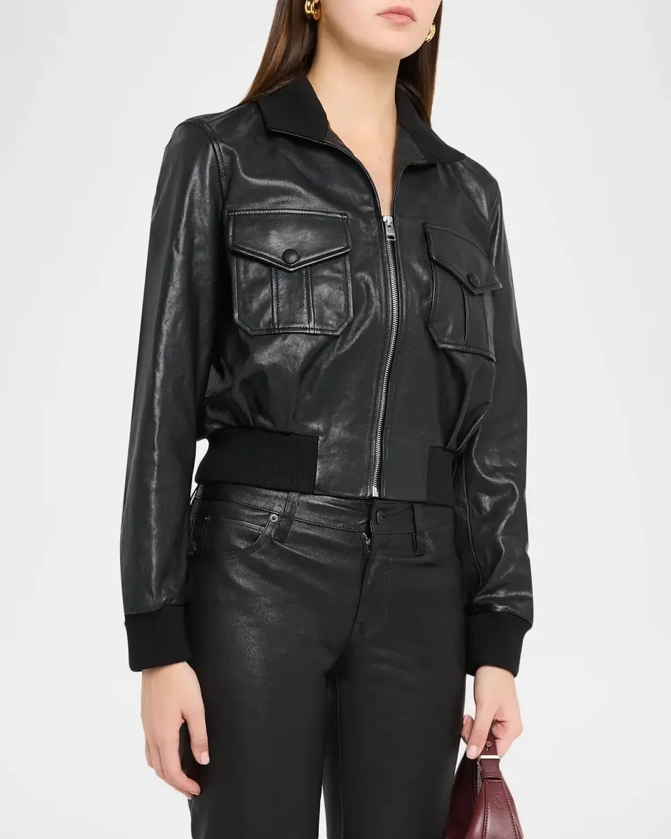 Frame Ace Leather Jacket | Thumbnail 4 Frame Ace Leather Jacket | Thumbnail 4