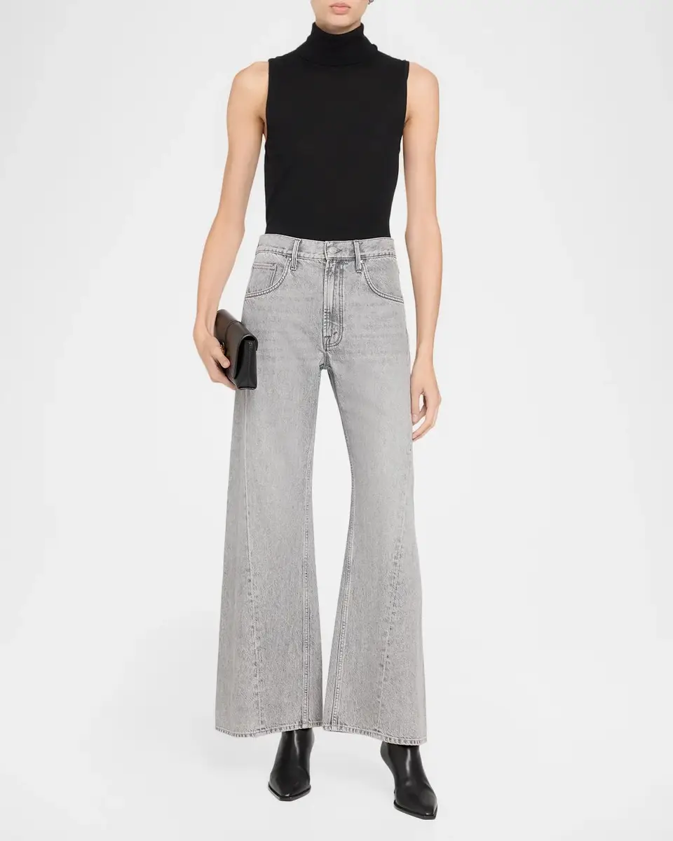 Mother The Lemon Twist Wide-Leg Jeans | Thumbnail 2 Mother The Lemon Twist Wide-Leg Jeans | Thumbnail 2