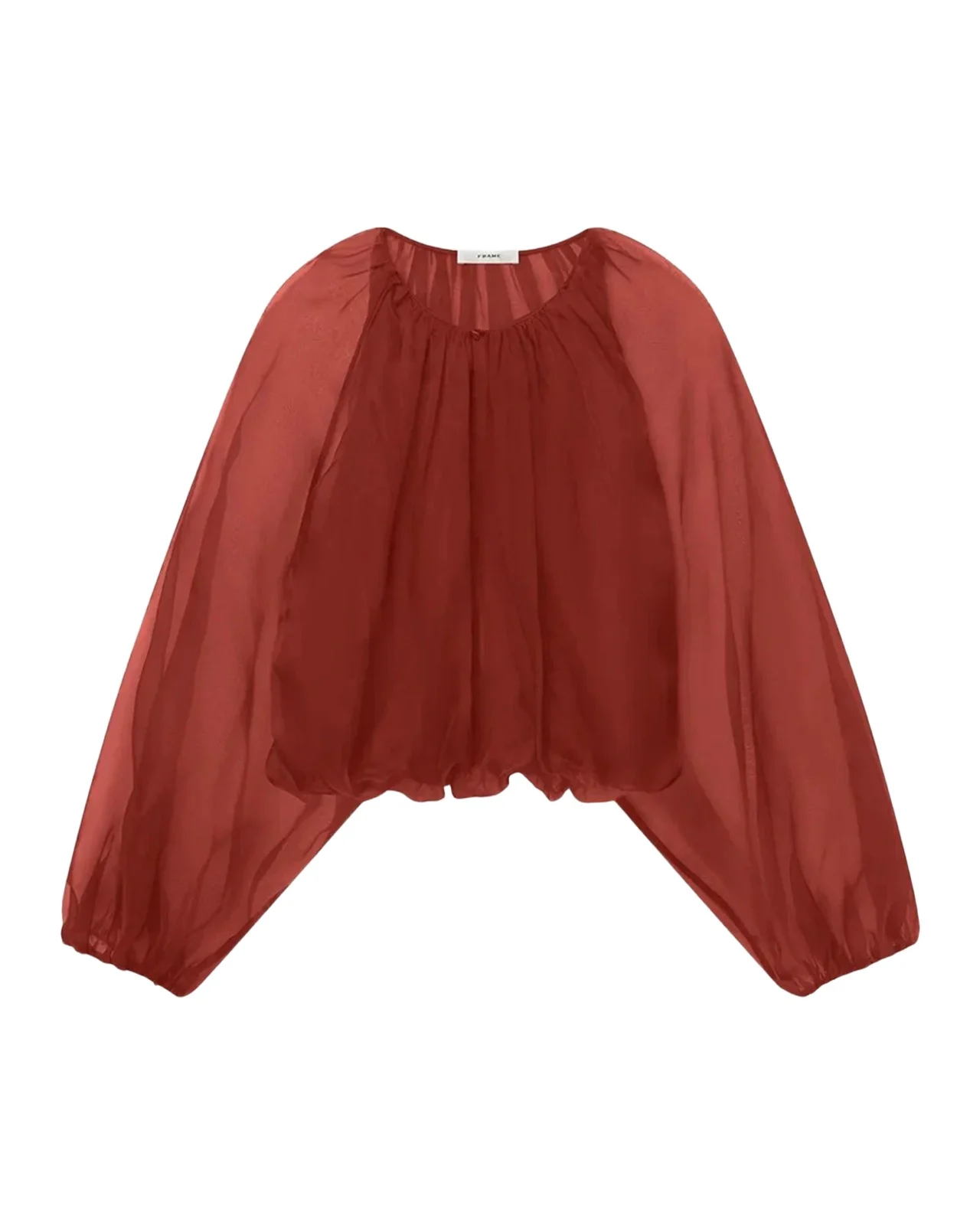 Frame The Sheer Balloon Blouse