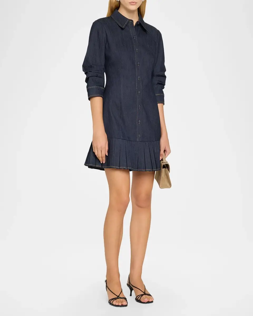 Cinq à Sept Lucilla Indigo Denim Dress | Thumbnail 4