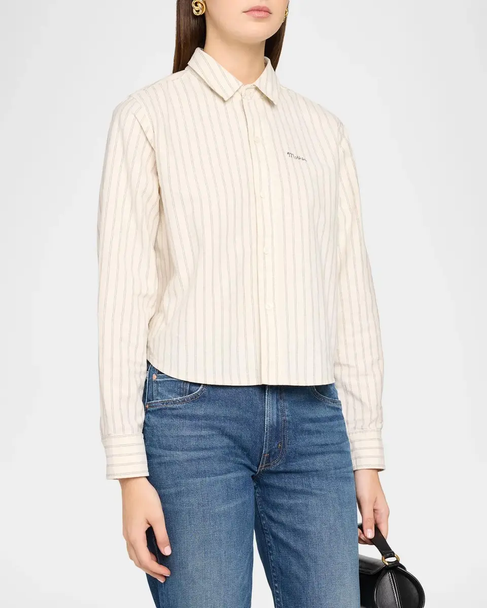 Mother The Cropped Bestie Shirt | Thumbnail 4