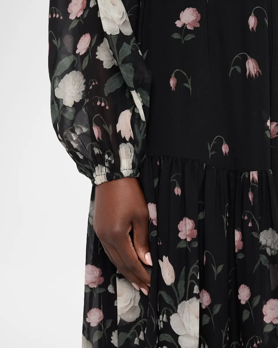 Kobi Halperin Robin Tiered Floral-Print Chiffon Maxi Dress | Thumbnail 5 Kobi Halperin Robin Tiered Floral-Print Chiffon Maxi Dress | Thumbnail 5