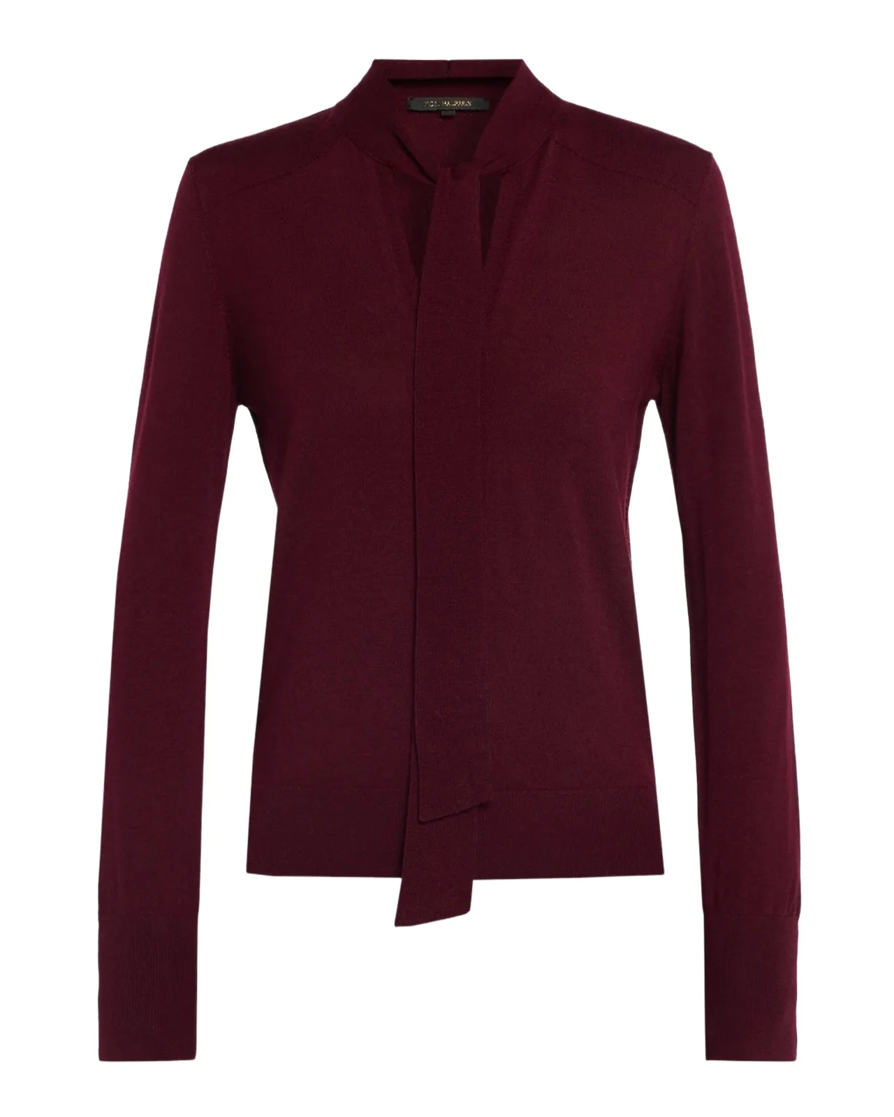 Felicity Tie-Neck Merino Wool Sweater